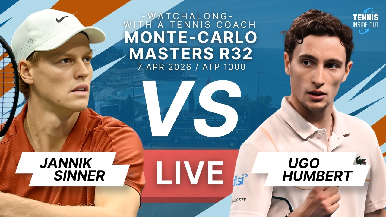 live verslag van de monte-carlo masters: humbert verliest van sinner, alcaraz is aanwezig.