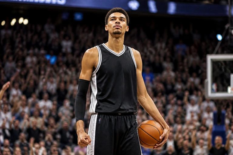 wembanyama uitgeroepen tot beste verdediger van het nba-seizoen, een indrukwekkende prestatie in basketbal.