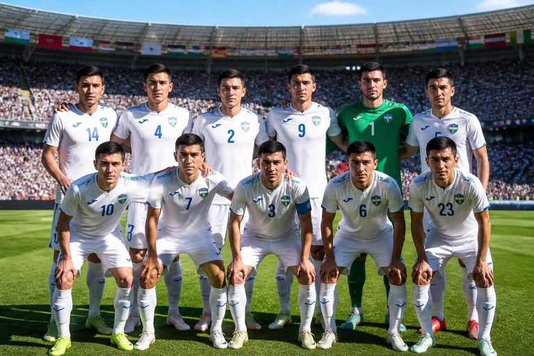 ontdek de officiële opstelling van het oezbeekse nationale voetbalteam voor het wk 2026. blijf op de hoogte van alle spelers en tactieken.