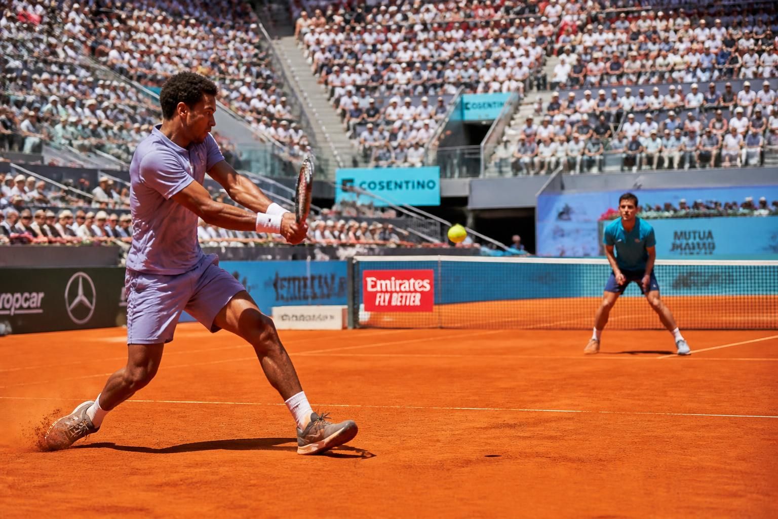 masters 1000 madrid: arthur fils verslaat ignacio buse in een zware strijd en bereikt de derde ronde.