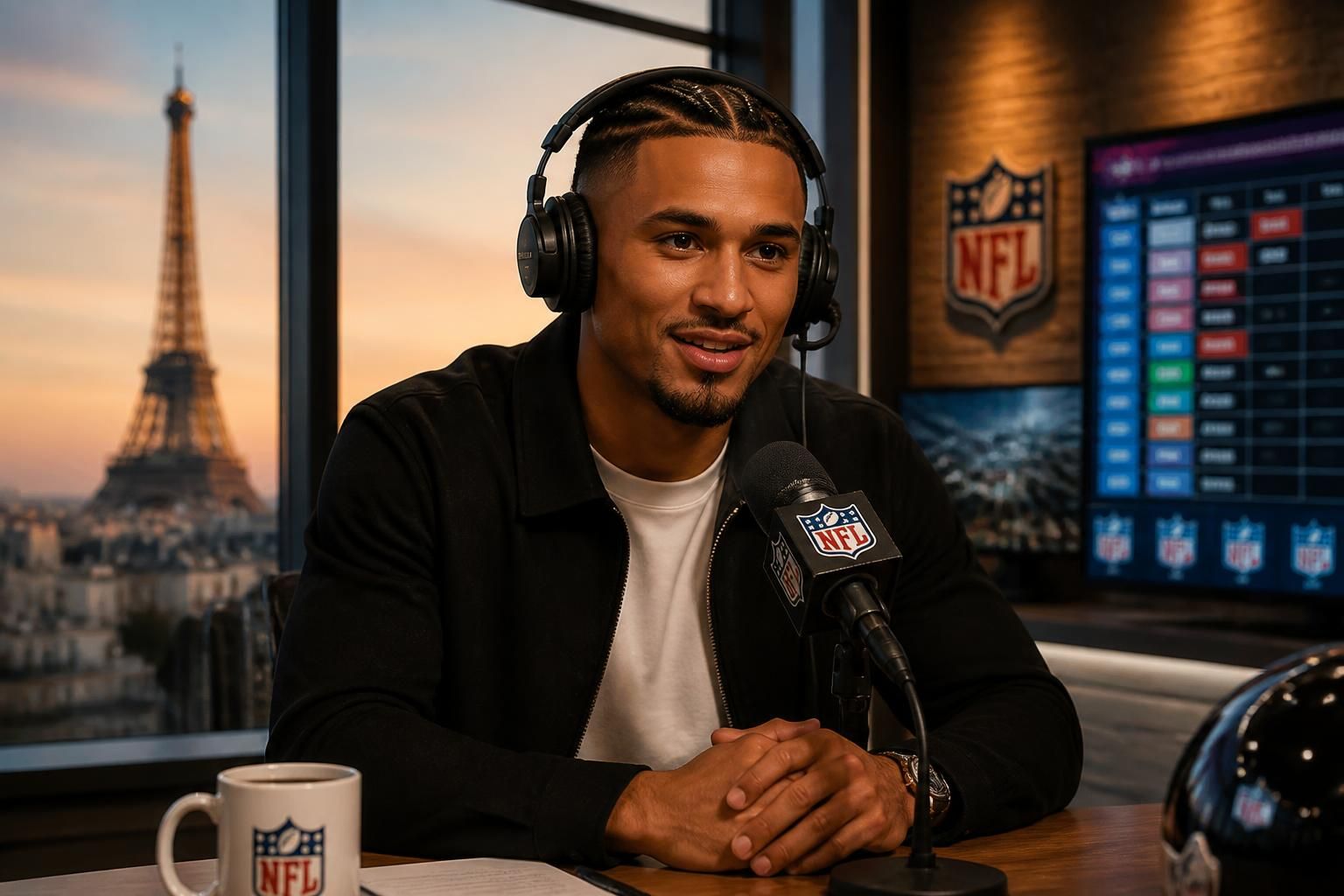 ontdek hoe nadir hifi vanuit parijs deelneemt aan de nfl draft als speciale gast en zijn unieke bijdrage aan dit prestigieuze evenement.