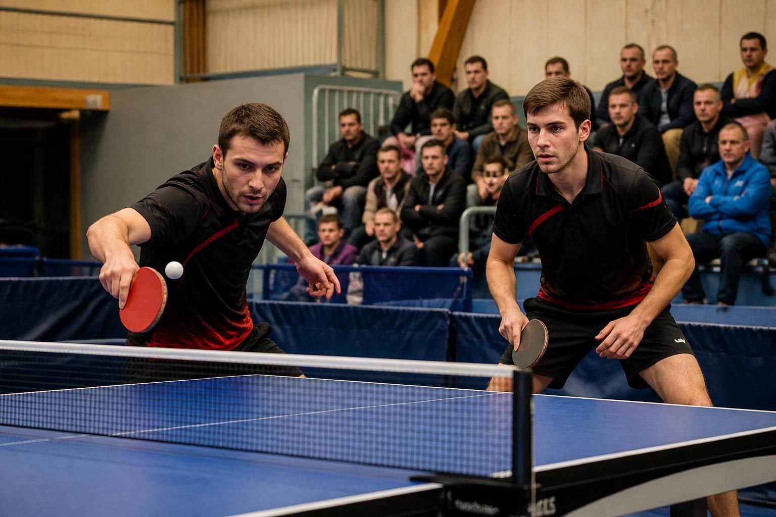 ontdek hoe twee leden van de club saint-melaine-mozé zich hebben gekwalificeerd voor de nationale tafeltenniscompetitie en hun reis naar succes.